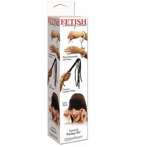 Pipedream Fetish Fantasy Series 3-Piece Lover's Fantasy Series Kit Black