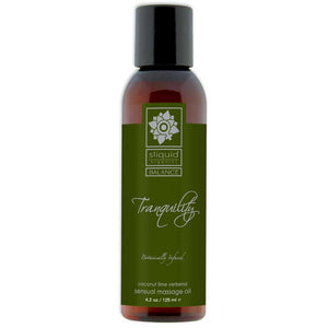 Sliquid Organics Balance Massage Oil Tranquility (Coconut Lime) 4.2oz