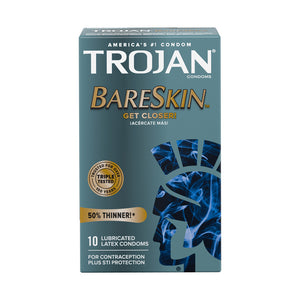 Trojan Bare Skin Lubricated (10)