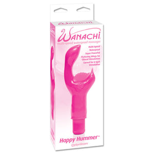 Pipedream Wanachi Happy Hummer Multi-Speed Waterproof Massager Dual Stimulator Pink