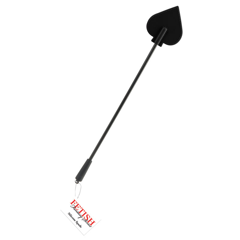 Pipedream Fetish Fantasy Series Silicone Spade Crop Black