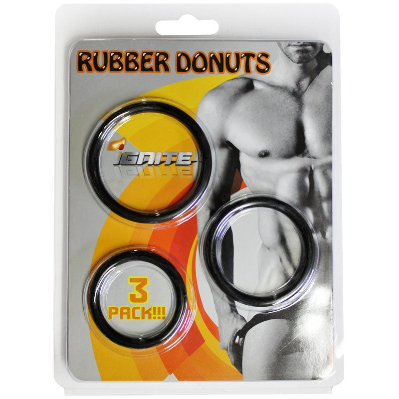 SI 3 Pack Rubber Rings 1.5In,1.75In, 2.00In