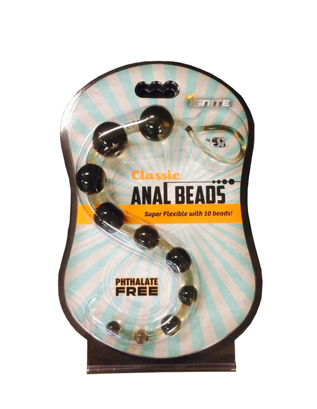 SI Classic Anal Beads (Black)