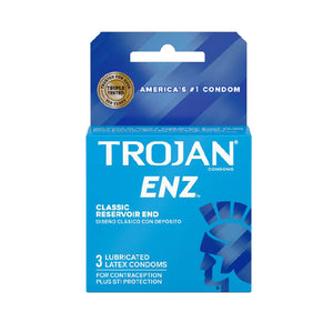 Trojan-Enz Lubricated Condoms 3 Pack