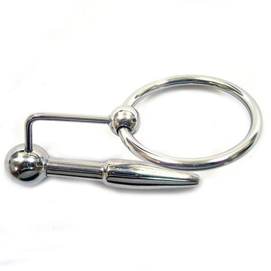 Stainless Steel Urethral Probe & Cock Ring