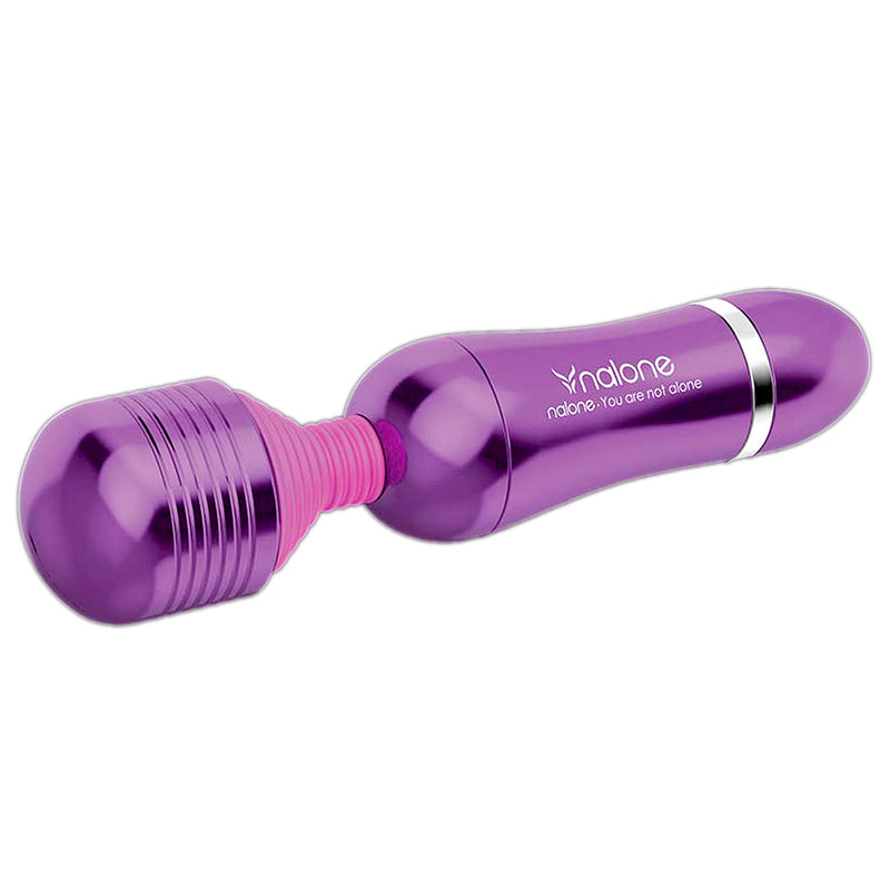 Nalone Roma Flexible Waterproof Metal Wand Vibrator Purple