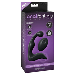 Pipedream Anal Fantasy Elite Collection Vibrating Remote Control P-Spot Pro Black