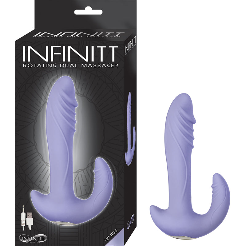 Infinitt Rotating Dual Massager Lavender