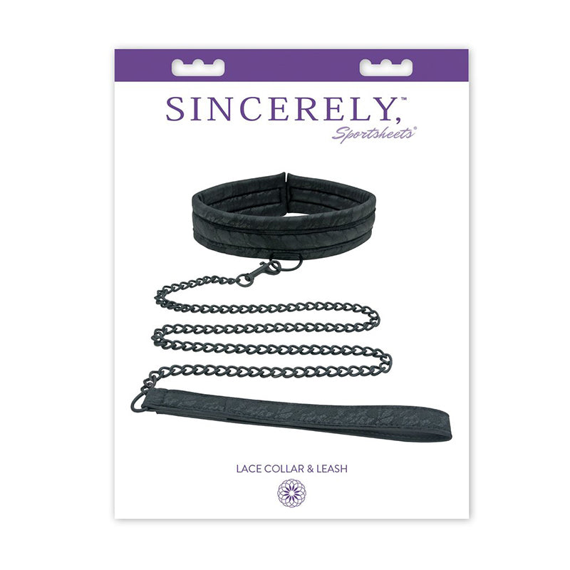 Sincerely, SS Lace Collar and Leash