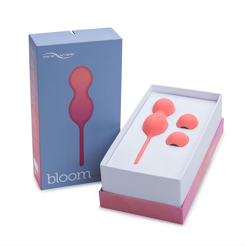 We-Vibe Bloom Rechargeable Silicone Vibrating Kegel Balls Coral