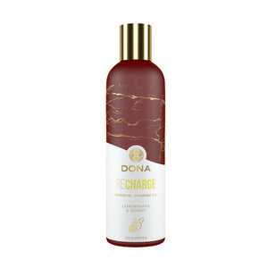 DONA Essential Massage Oil - RECHARGE (Lemongrass & Ginger) 4 fl oz