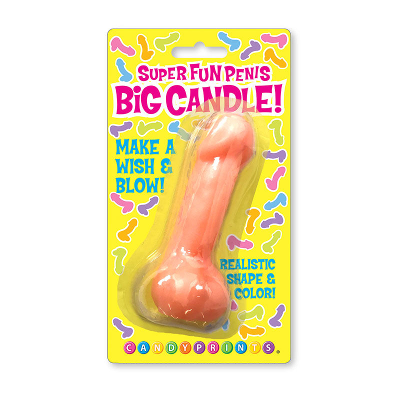 Super Fun Big Penis Candle, Pink