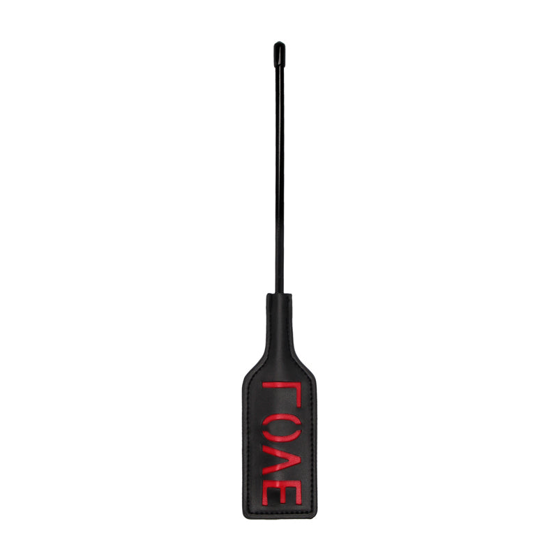 Ouch! 'Love' Crop Black Small