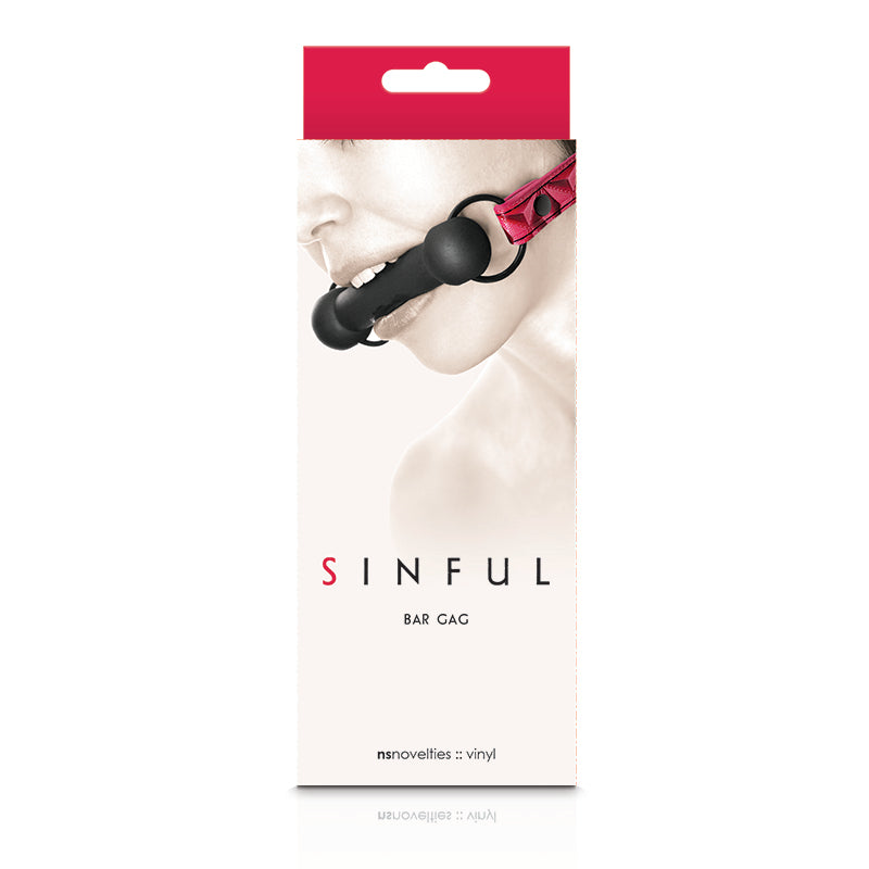 Sinful Silicone Bar Gag Pink