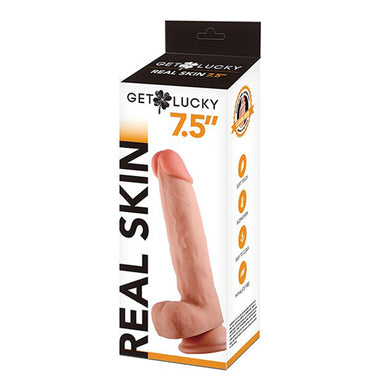 Get Lucky 7.5in Dual Layer Dong-Flesh