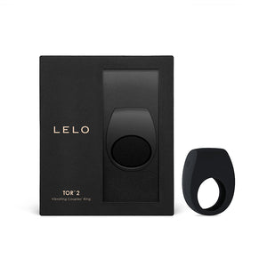 LELO TOR 2 Rechargeable Vibrating Cockring Black