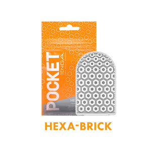 Tenga Pocket Masturbator Sleeve Hexa Brick