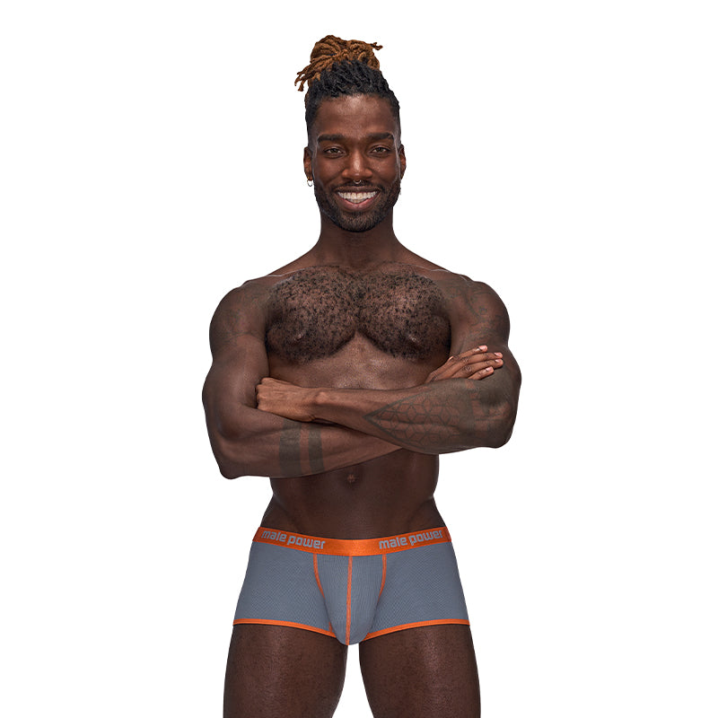 Male Power Casanova Uplift Short Gray S