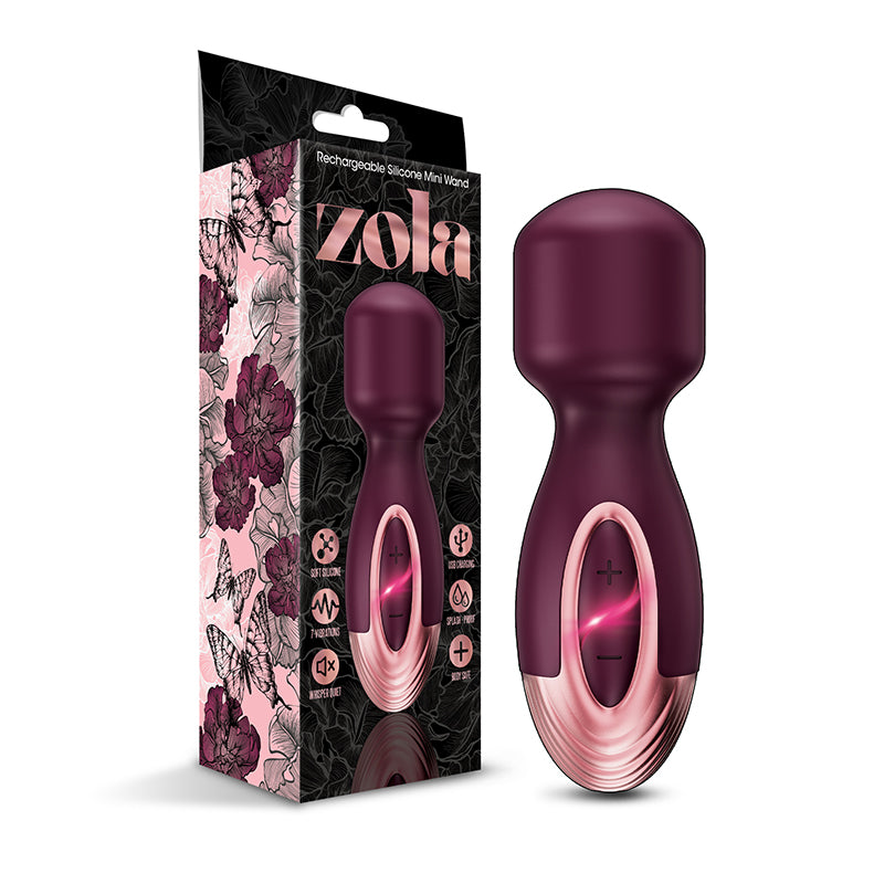 Zola Rechargeable Silicone Mini Wand