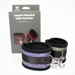 Spartacus Ankle Restraints Neoprene Silver