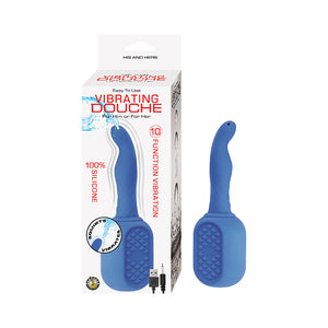 Nasstoys Vibrating Douche Rechargeable Silicone Blue