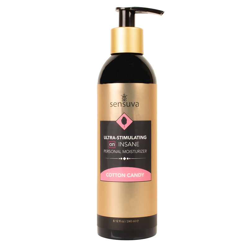 Sensuva Ultra-Stimulating ON Insane Personal Moisturizer Cotton Candy 8 oz.