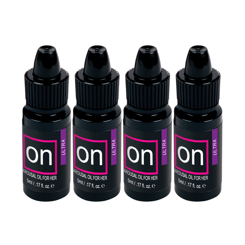 Sensuva ON Ultra Arousal Oil 4-Pack 5 ml Large Boxes
