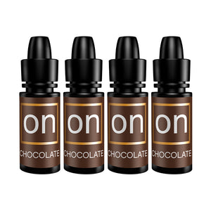 Sensuva ON Chocolate Arousal Oil 4-Pack 5 ml Large Boxes
