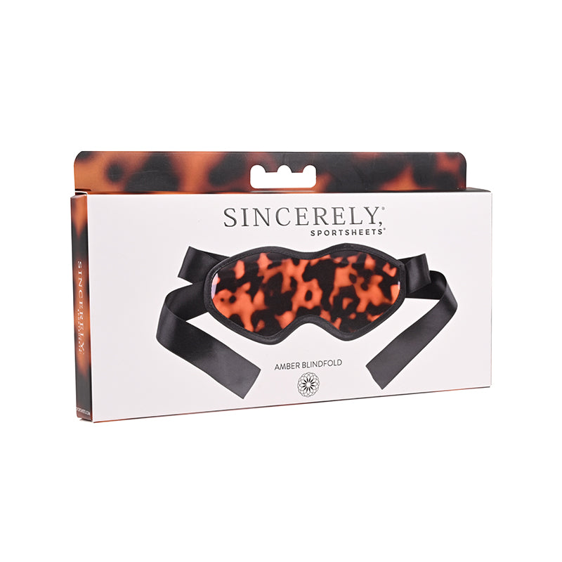 Sincerely, Sportsheets Amber Blindfold Tortoiseshell