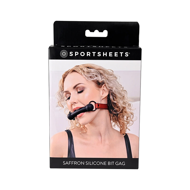 Sportsheets Saffron Silicone Bit Gag with Adjustable Buckle