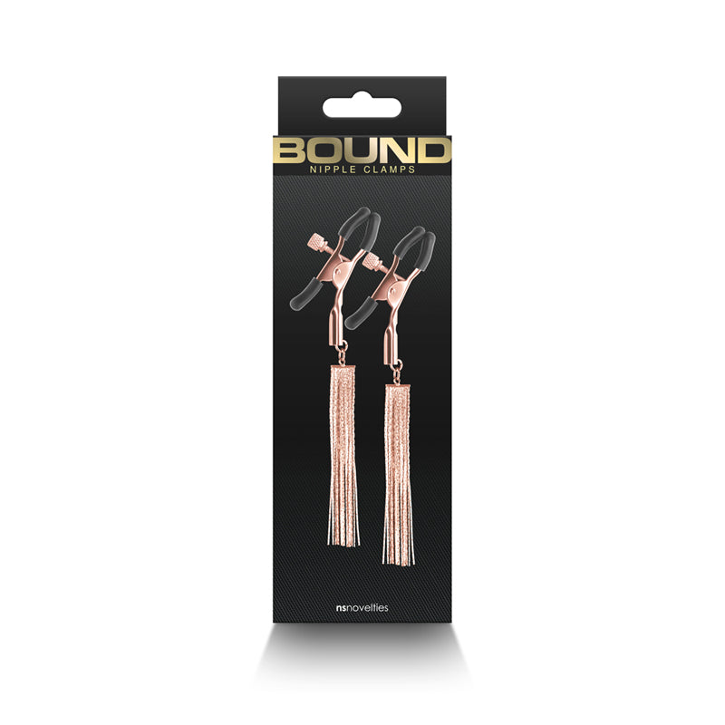 Bound Nipple Clamps D2 Rose Gold